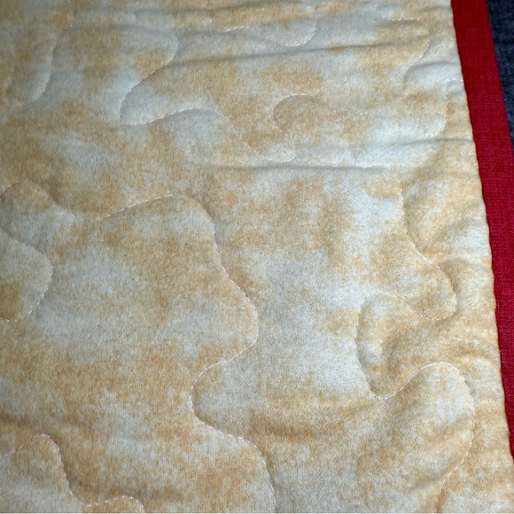 Baby Quilt Sock Monkey Themed Patchwork Quilt 36”X46” Flannel Backing - Picture 9 of 12